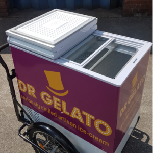 Ice cream push cart for sale in Kenya mobile vending cart for street business and events in Nairobi